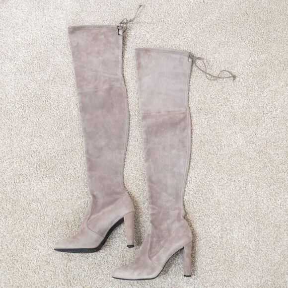 Stuart Weitzman Highland Over The Knee Boots
Taupe ASO Olivia Palermo Size 9.5 - Picture 3 of 15